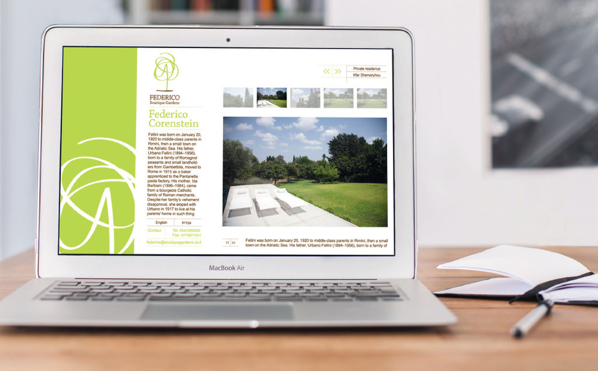 Federico Boutique Gardens — Full Branding